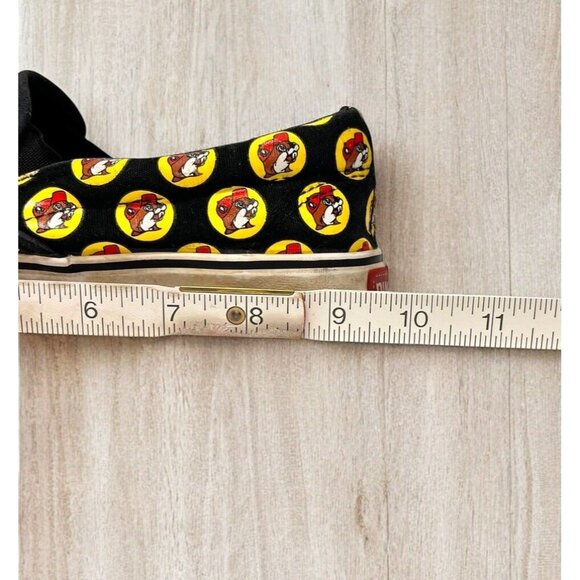 Buc-ees Shoes Slip-on Sneakers Beaver Logo Print Mens 6 See Photos For Size - Picture 8 of 10